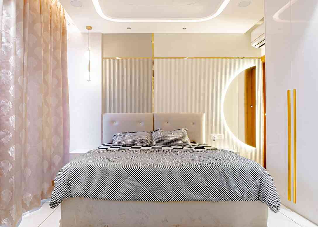 Bedroom With Modern Theme	