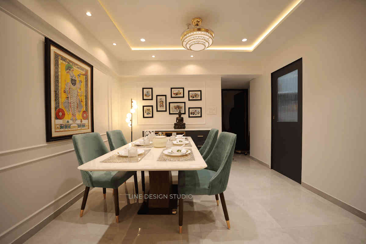A Vibrant Dining Area That Defines Modern Luxury