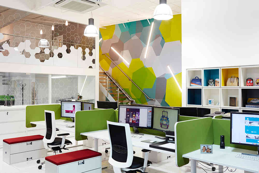 Colourful Office Design