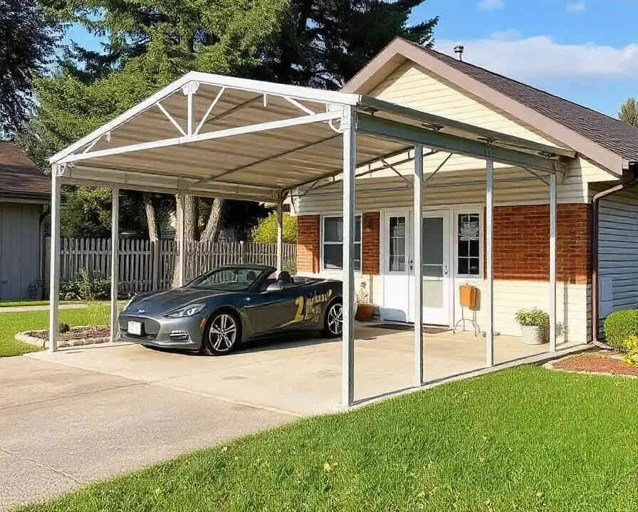 metal carport extension