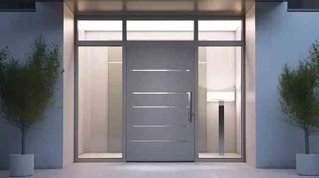 aluminium bathroom door