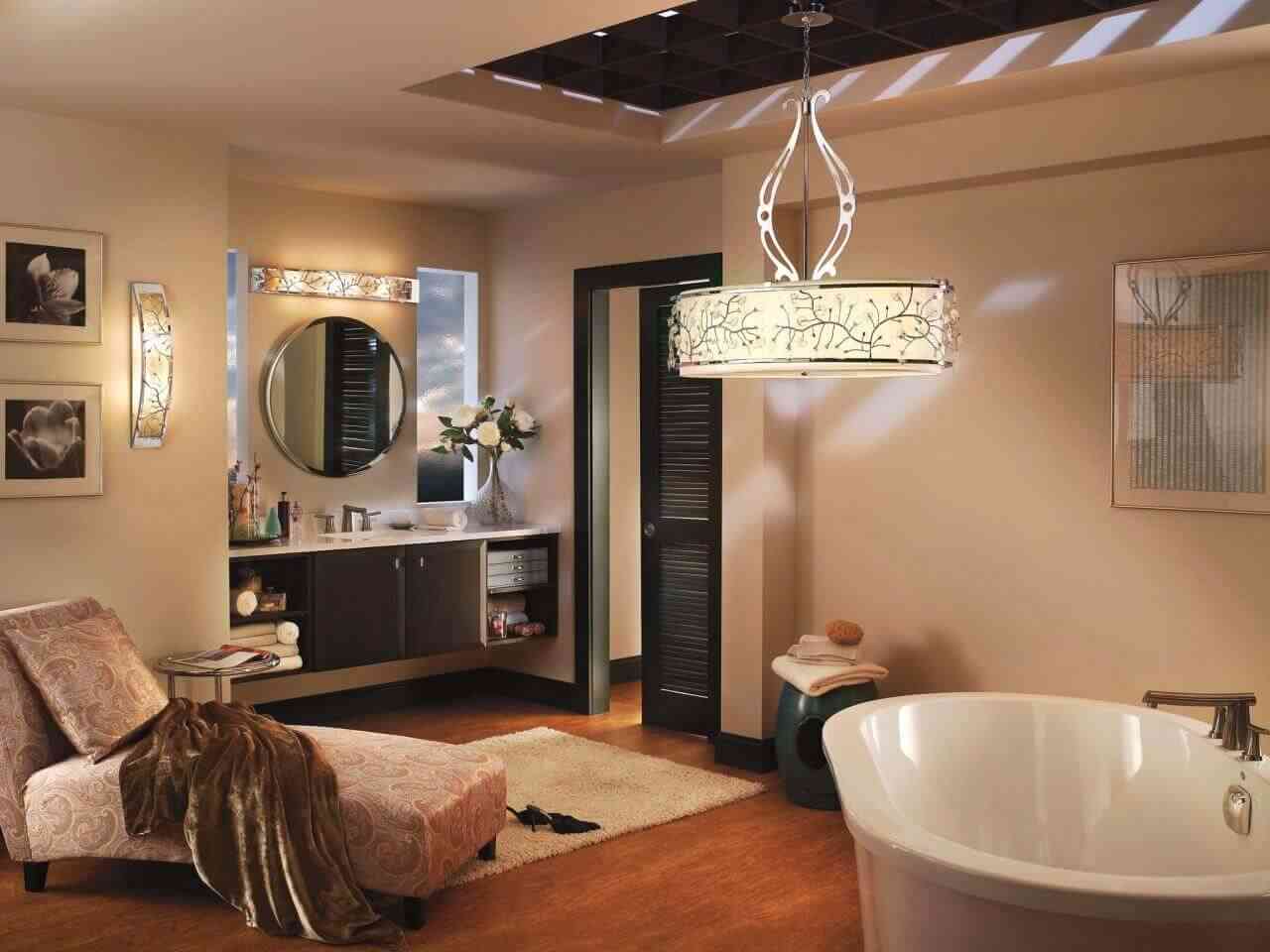 Indoor - outdoor Bathroom Lighting Ideas