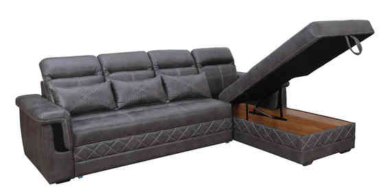 3 seater sofa cum bed with lounger