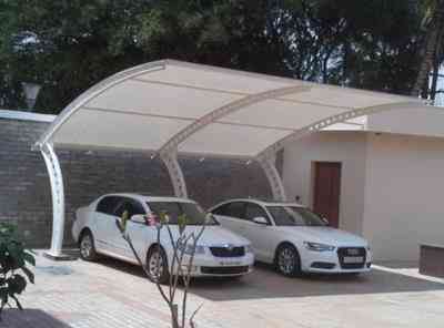  tensile car parking structure