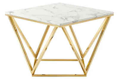 Table With Golden Structure