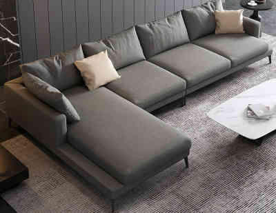 Dark Gray 6 Seater Sofa