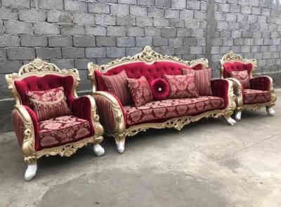 Luxury Carved Wooden Sofa