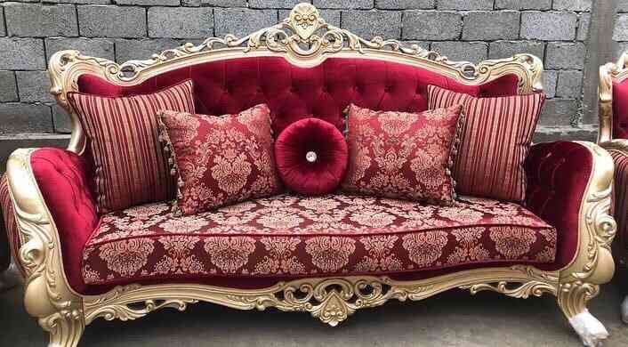 Luxury Carved Wooden Sofa