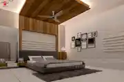 Modern Master Bedroom Design With Wall Gallery