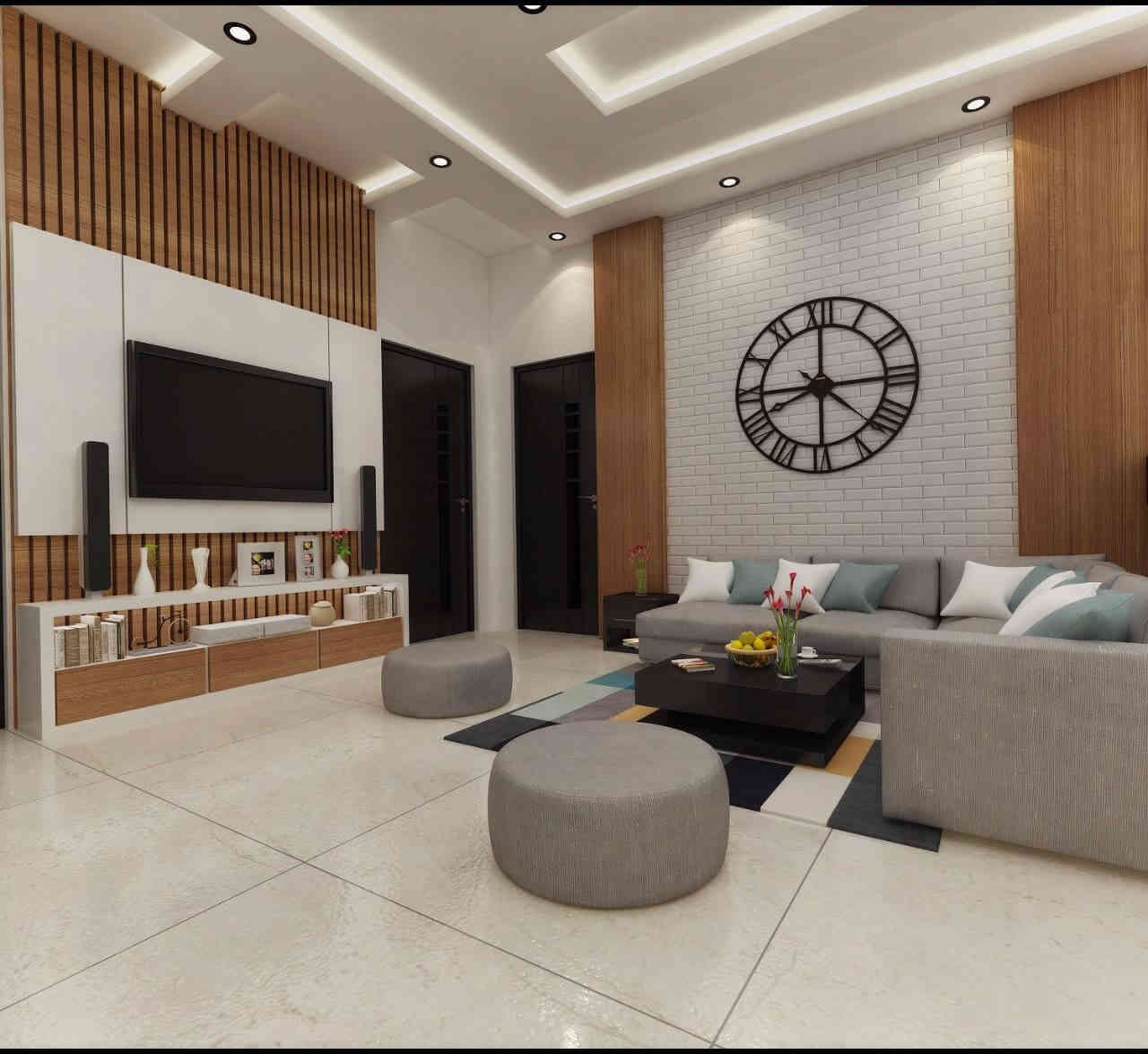 Modern Living Room Design With TV Units