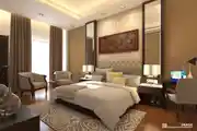 A Luxurious Bedroom Interior With Traditional Touch
