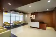 Modern Office Reception With Waiting Area