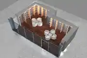 Floral Design Modular Kitchen
