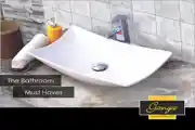 Designer Rectangle Shape Wash Basin for Bathroom