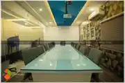 Long Table With Eiffel Chair Inside Conference Room
