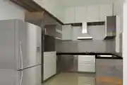 Modern U-Shaped Kitchen Design With Popular Colour Cabinet 