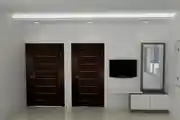 bedroom was designed for client