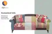 Customized Sofa Set With Branded Fabric