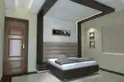 Wallpaper on Ceiling 