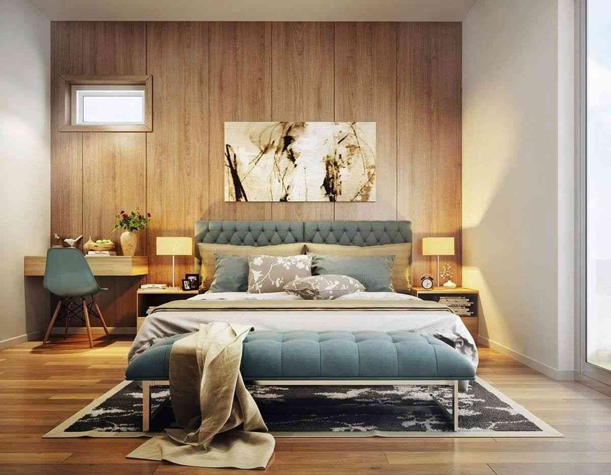 Wooden Wall Bedroom