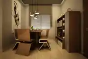 Spacious 4-Seater Dining Room Interior Design