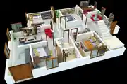 Villa 3D Plan