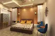 Master Bedroom Design With Luxury And Golden Theme