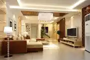 Light Coloured Residence Living Room Design