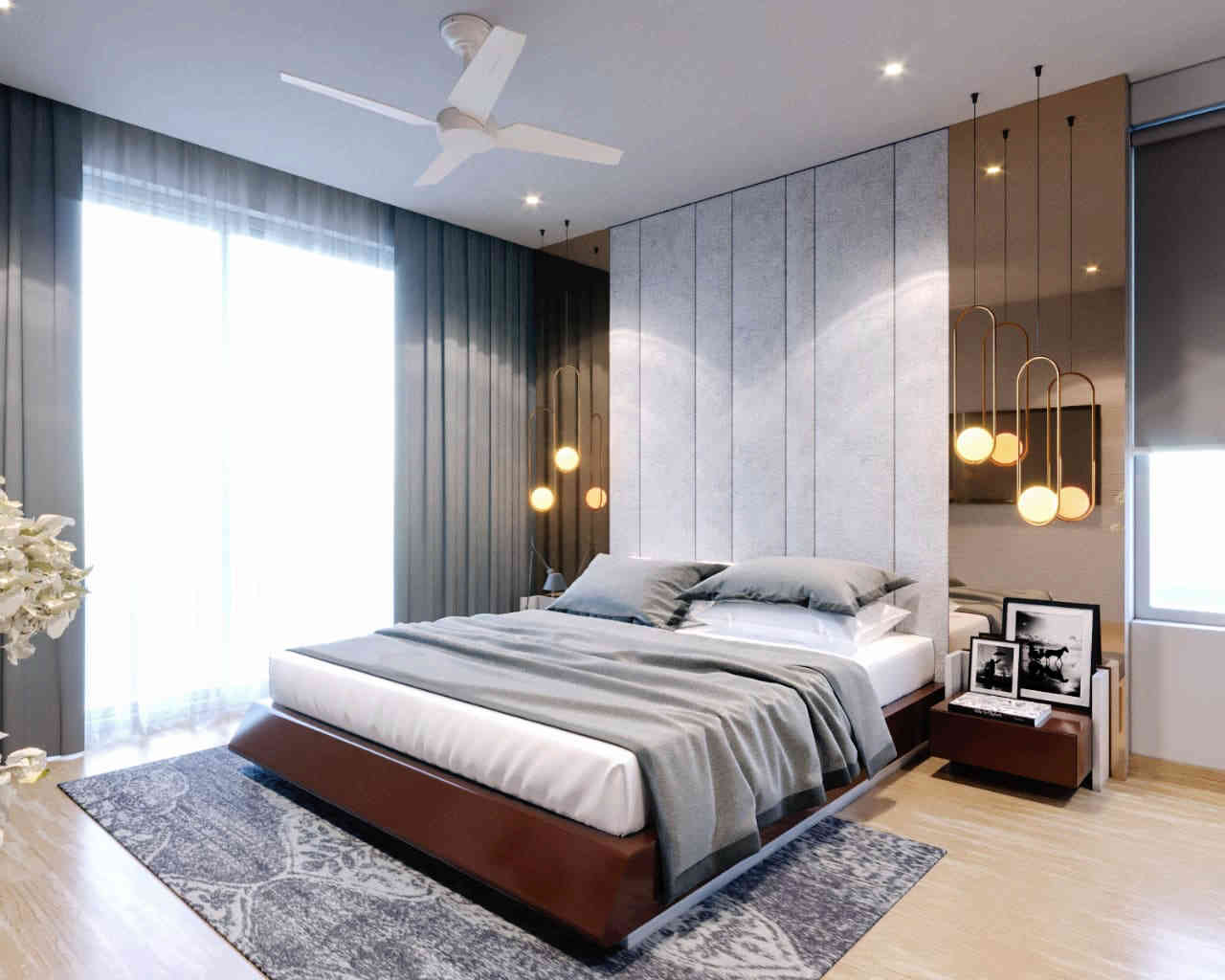 Modern bedroom design 