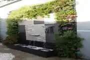 Beautifully Crafted Vertical Garden Wall With Cascading Water Features