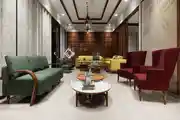Modern Living Room Design With Pendant Lights