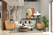 Contemporary Living Room Design With Minimalistic Decor