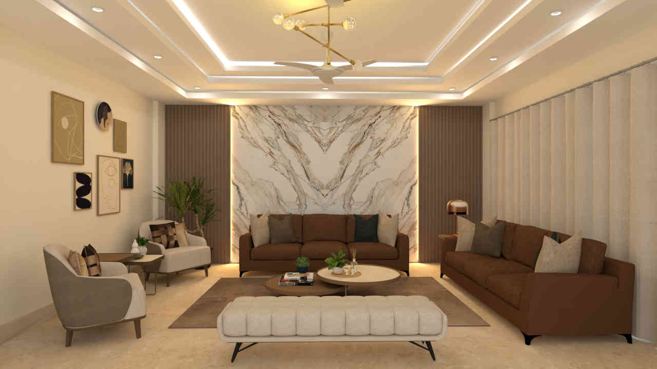 Contemporary Living Area Design With Minimalist Interior Designs