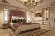 King Size Bed Room Design Special For Residential Bungalow