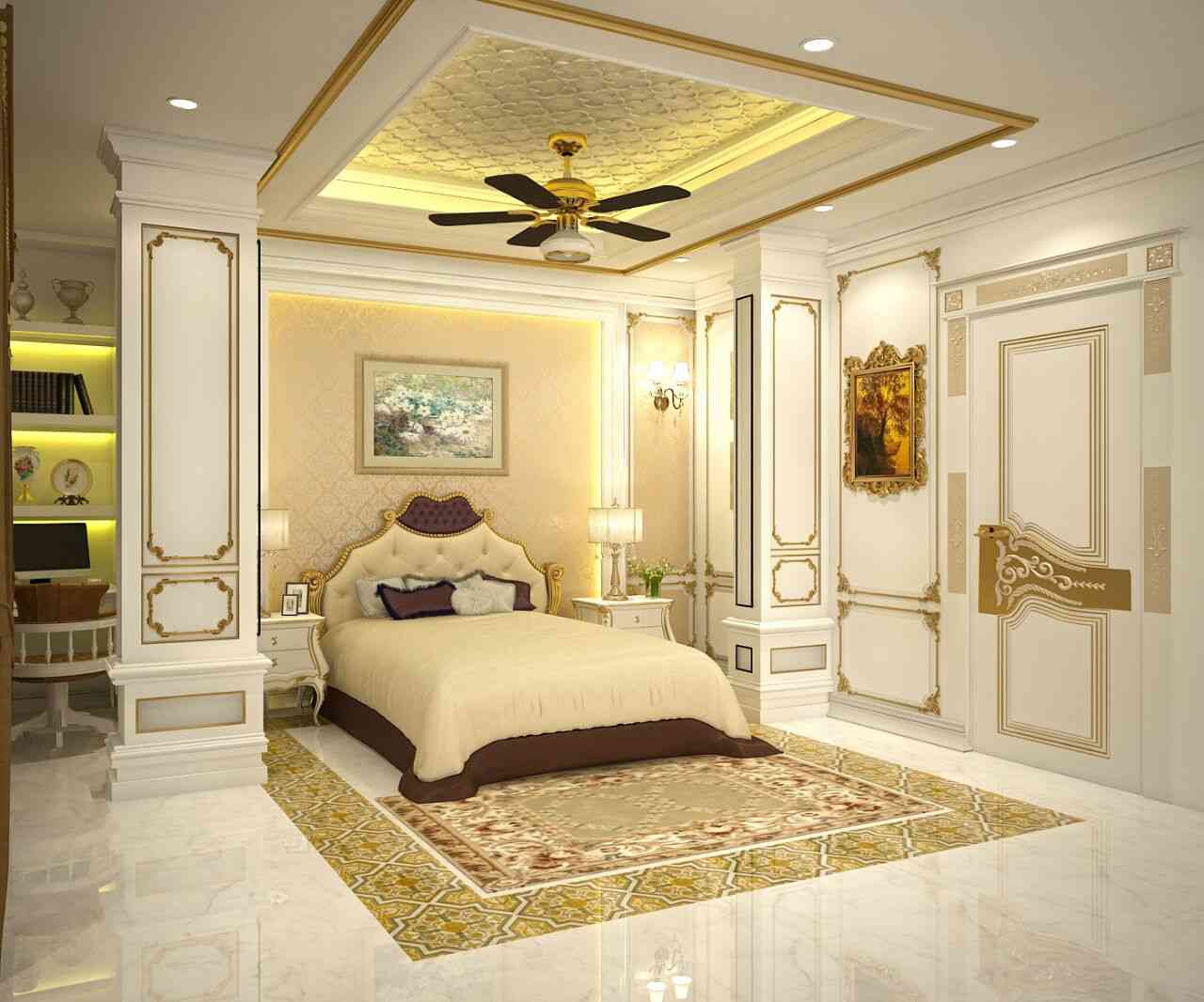 Luxury Bed Room Design Special For Residential Bungalow