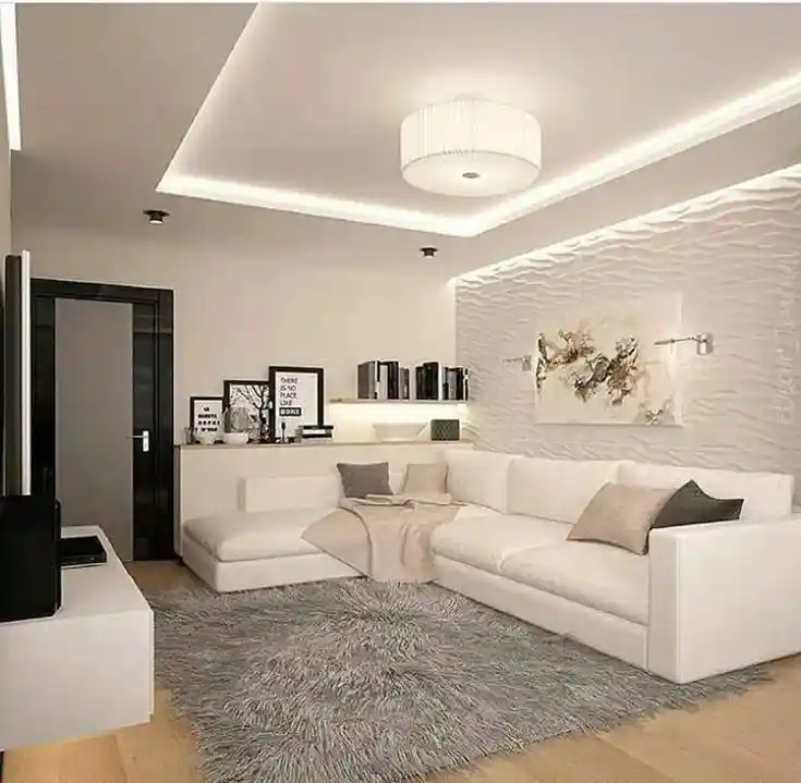 Simple And Perfect False Celling Design For Living Room by ...