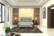 Modern Bedroom Design With Off-White Interiors