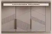 Modern Laminate Shutter with Sleek Geometric Design
