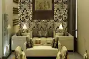 Intricate Designed Living Room Wallpaper