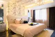 Luxurious Bedroom Design With Gypsum False Ceiling