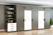 Modern Wooden Wardrobe Cabinet