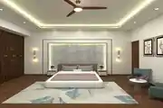 Master Bedroom Design with Wall Light
