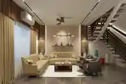 Modern Drawing Area Design With Furniture