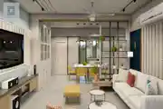Living Area Design With Modern Furniture