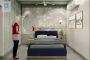 Modern Bedroom Design With Wall Decor