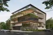 Modern Multi-Story Residence with Lush Greenery