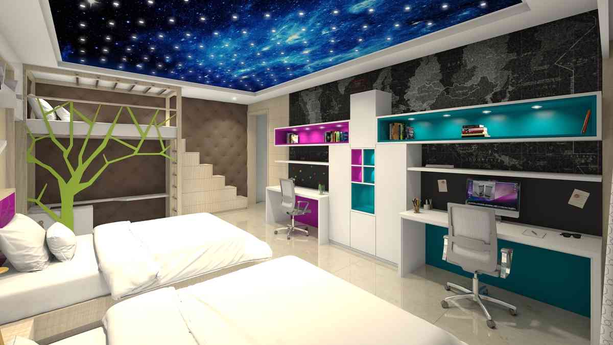 Super-Colorful Bedroom Ideas for Kids and Teens
