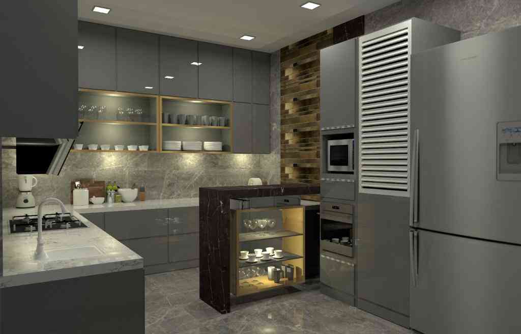 Kitchen Design Over Head Cabinets