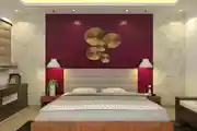 Modern Master Bedroom Design With Cardinal Red Interiors