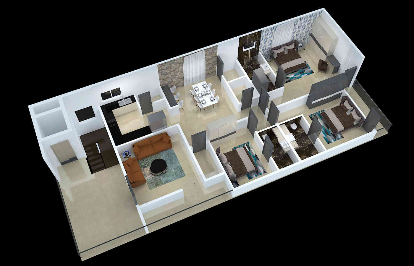House 3d Plan Design